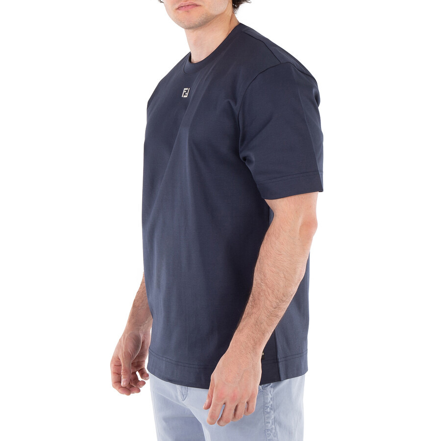 Fendi FF Metal Detail Cotton T-Shirt - 2