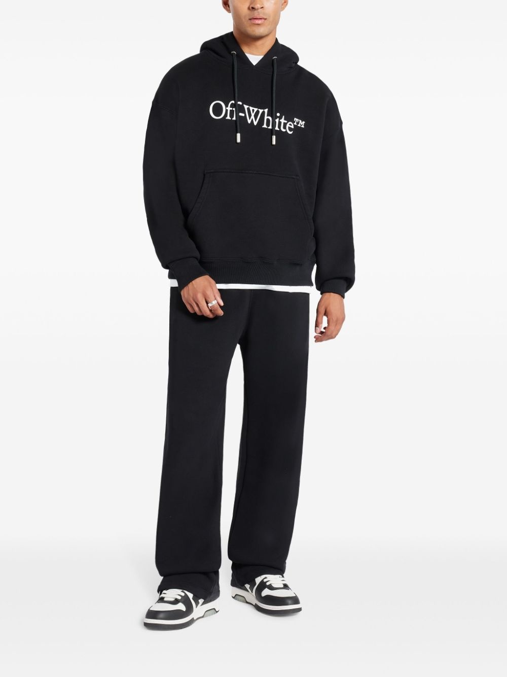 logo-embroidered track pants - 2