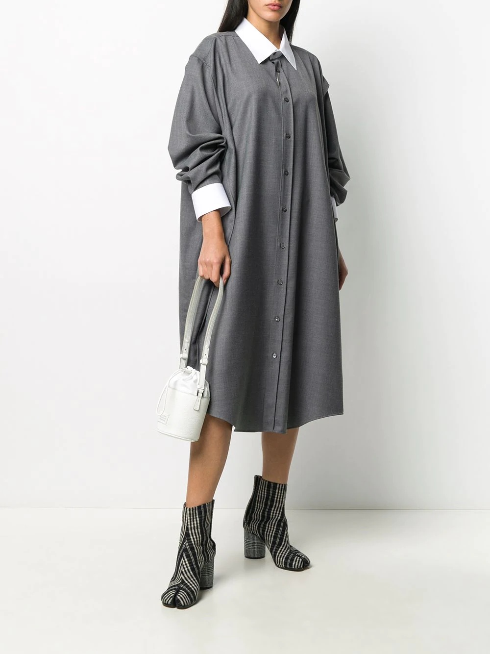 oversized shirt dress - 2