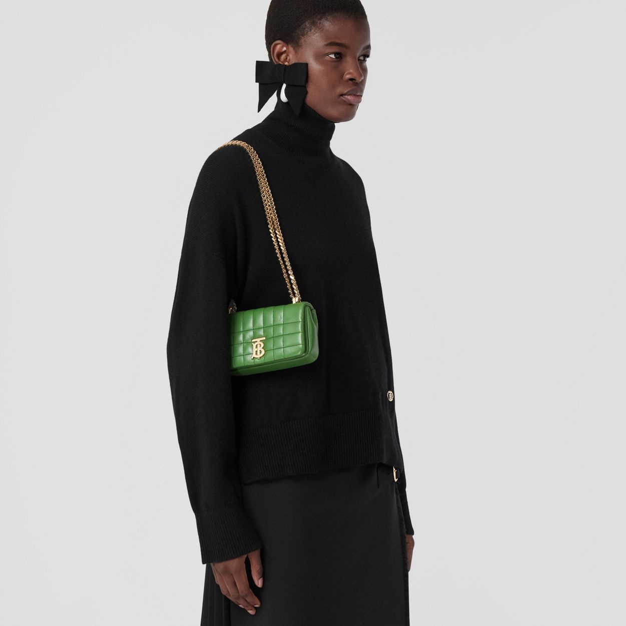 Quilted Leather Mini Lola Bag - 3