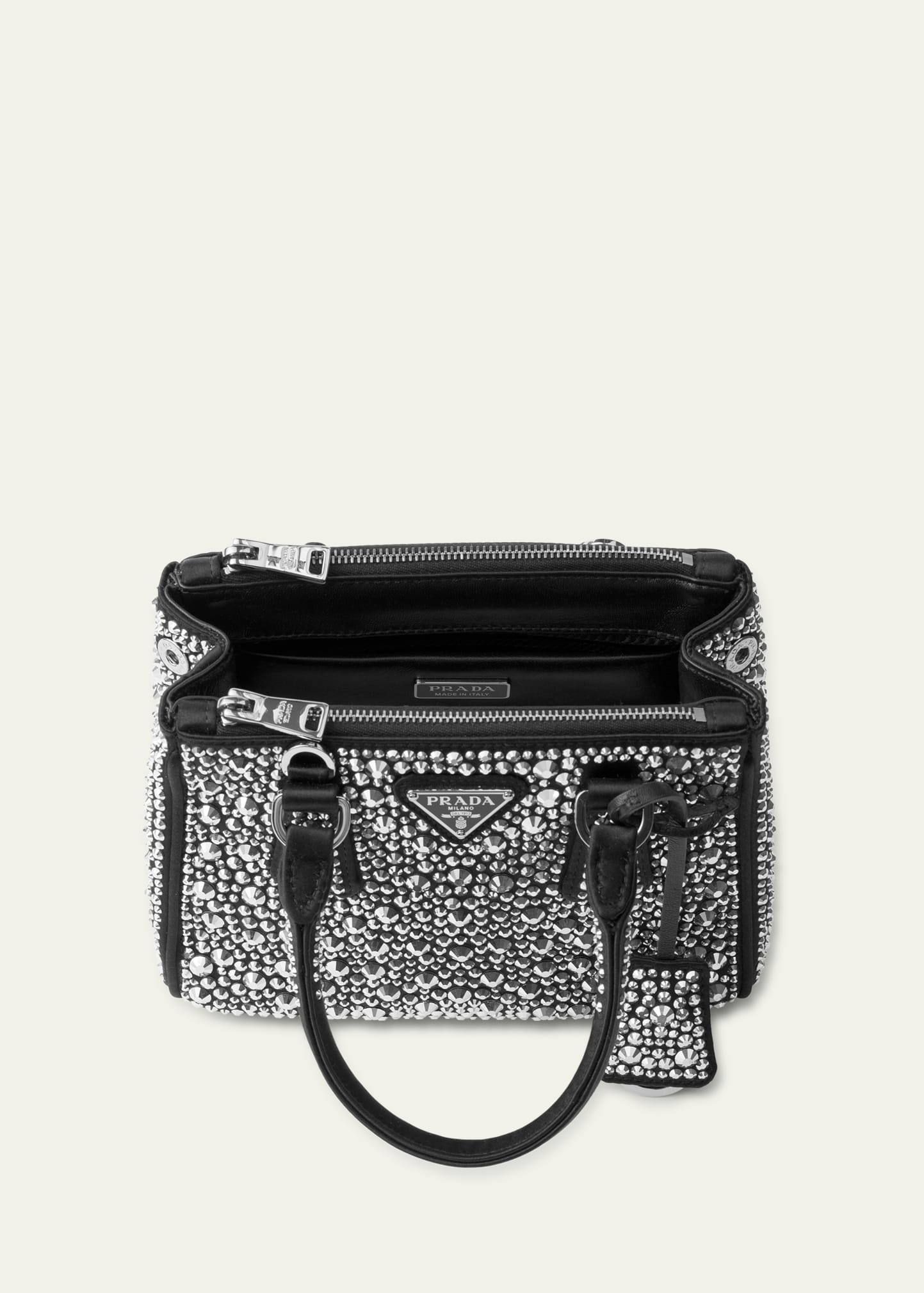 Allover Crystal Top-Handle Bag - 3