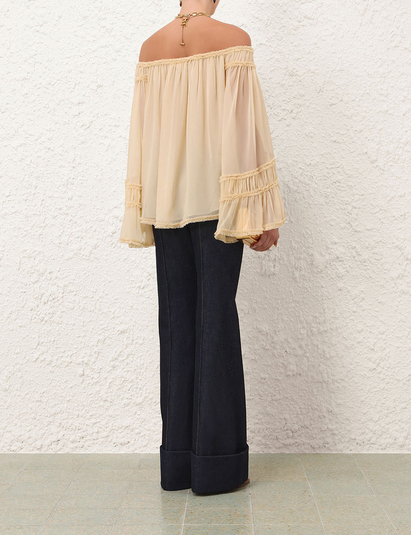 REBELLION FRAY FLUTTER BLOUSE 4