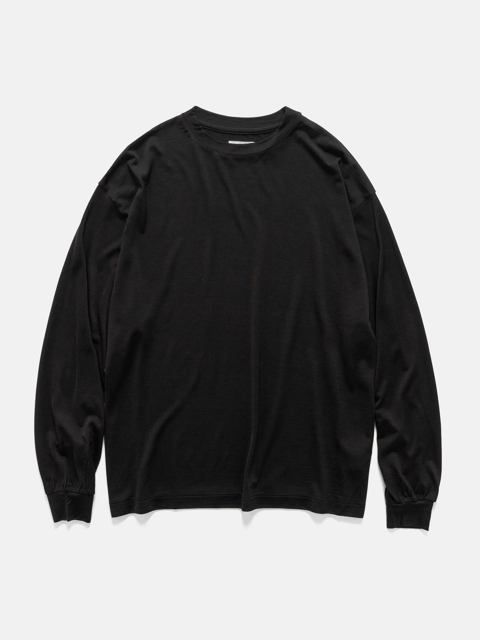 All Silk Crewneck P/O Black - 1