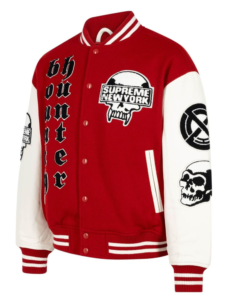 Supreme Bounty Hunter "Red" varsity jacket outlook