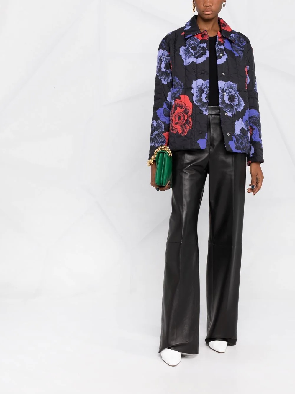 floral-print jacket - 2