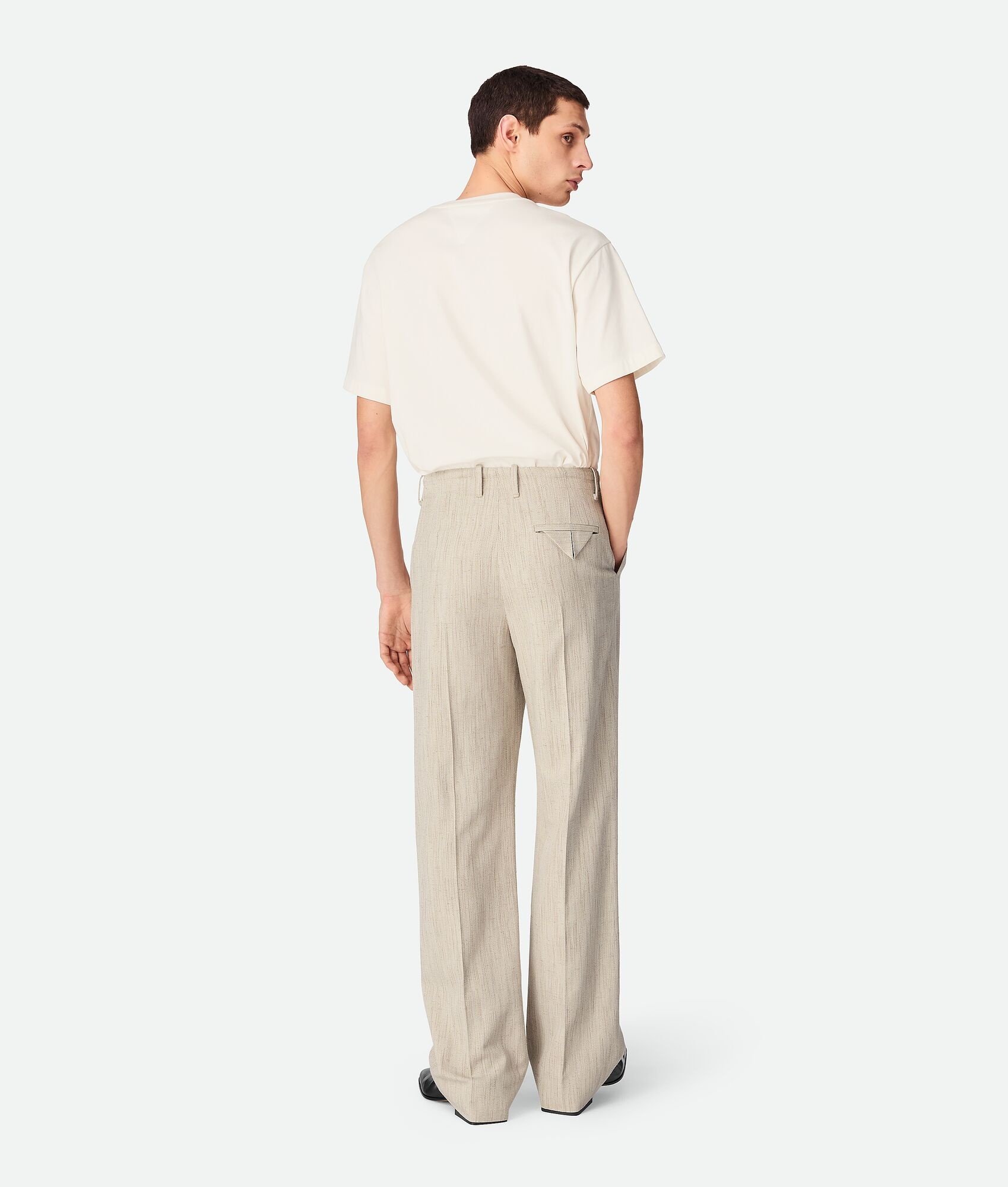 Viscose And Silk Pants - 3