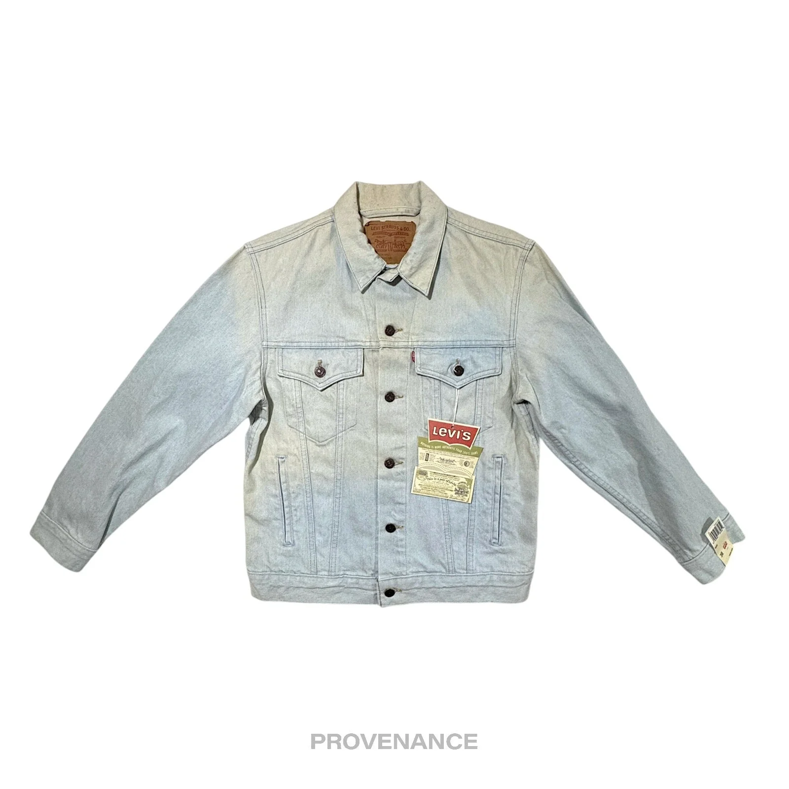 LEVIS Denim Jacket - Light Blue 38 NOS Tags - 1