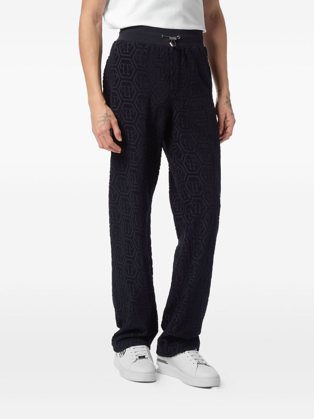 jacquard-monogram track pants - 2