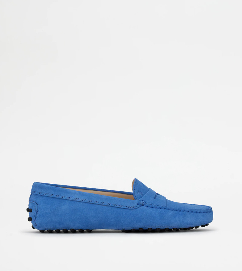 GOMMINO DRIVING SHOES IN SUEDE - BLUE - 1
