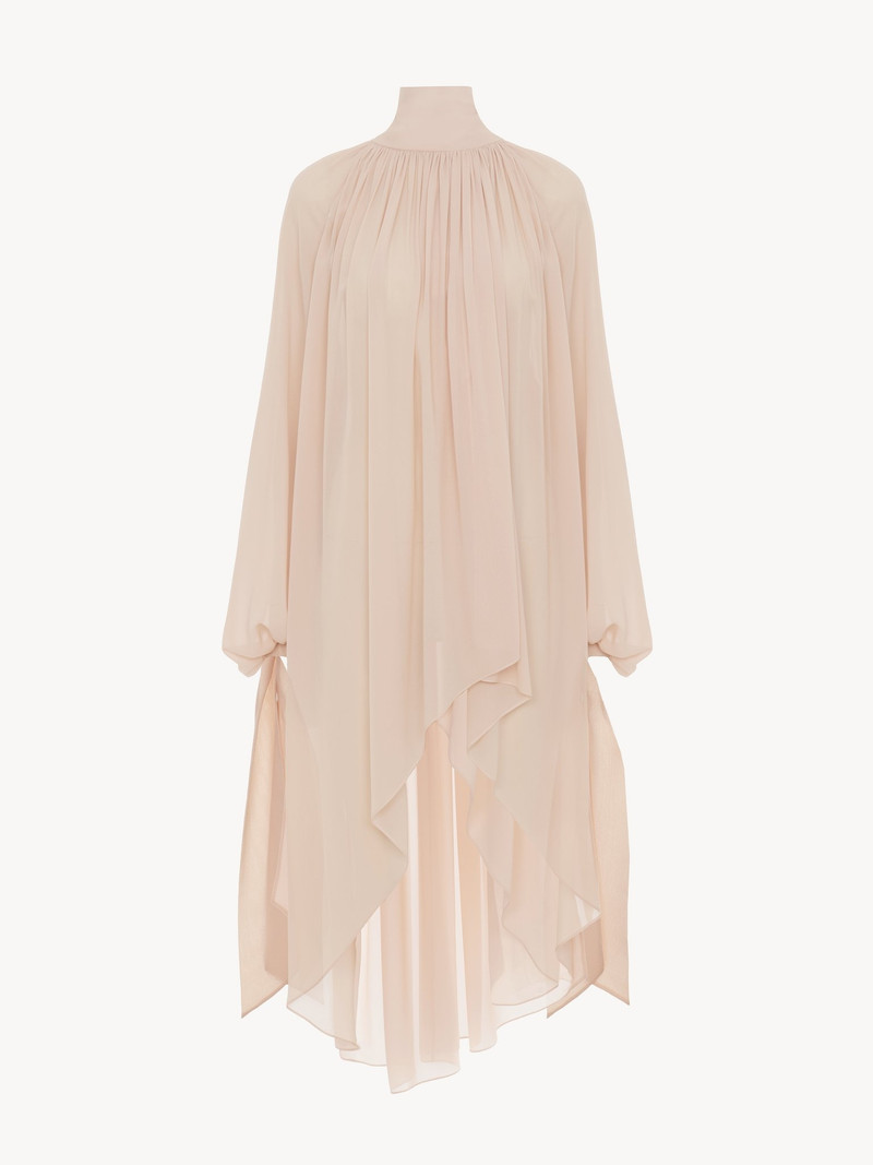 Chloé FLUID TUNIC DRESS IN SILK GEORGETTE outlook