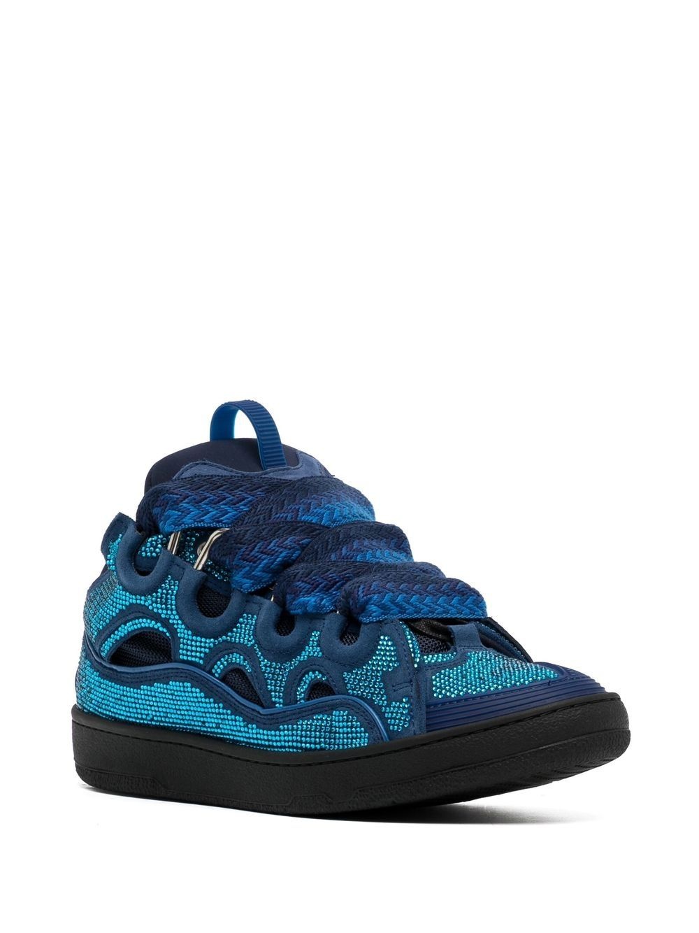 Curb rhinestone-embellished sneakers - 2