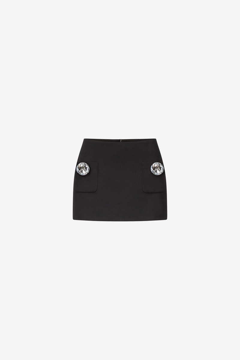 JUMBO CRYSTAL MINI SKIRT - 1