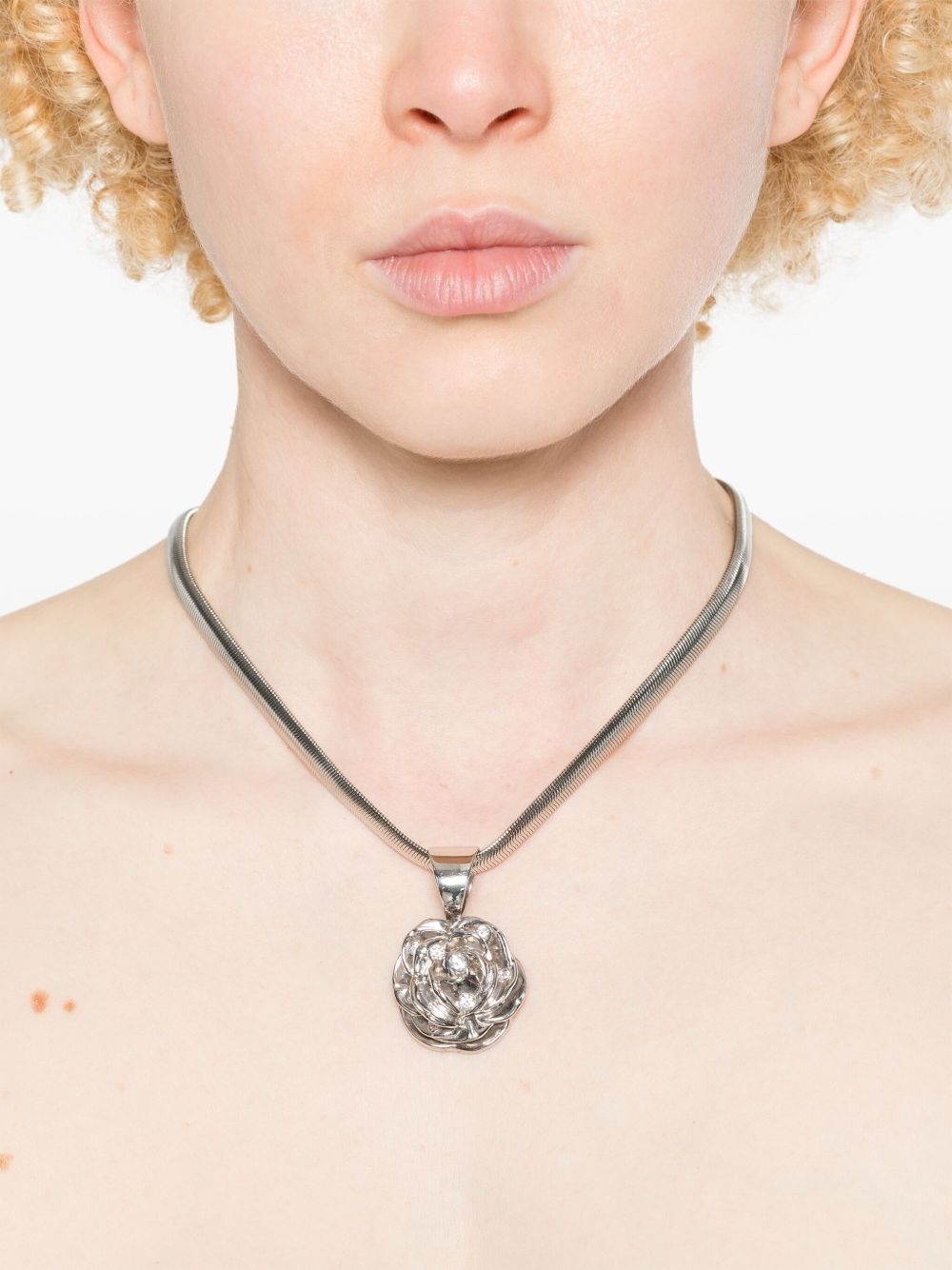 rose-pendant necklace - 2