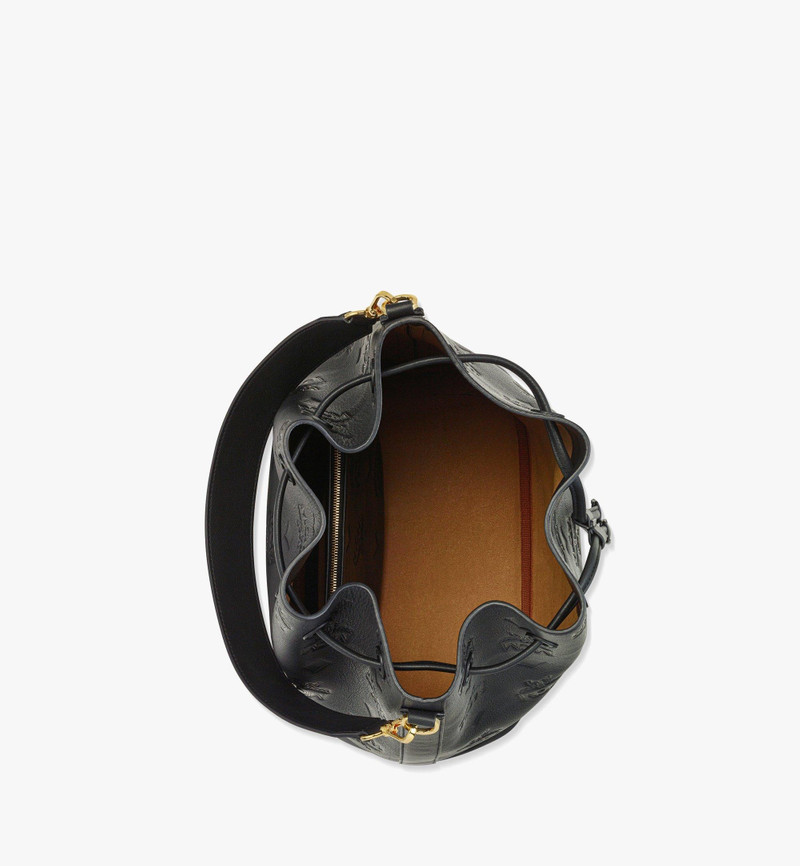 Dessau Drawstring in Embossed Monogram Leather 4