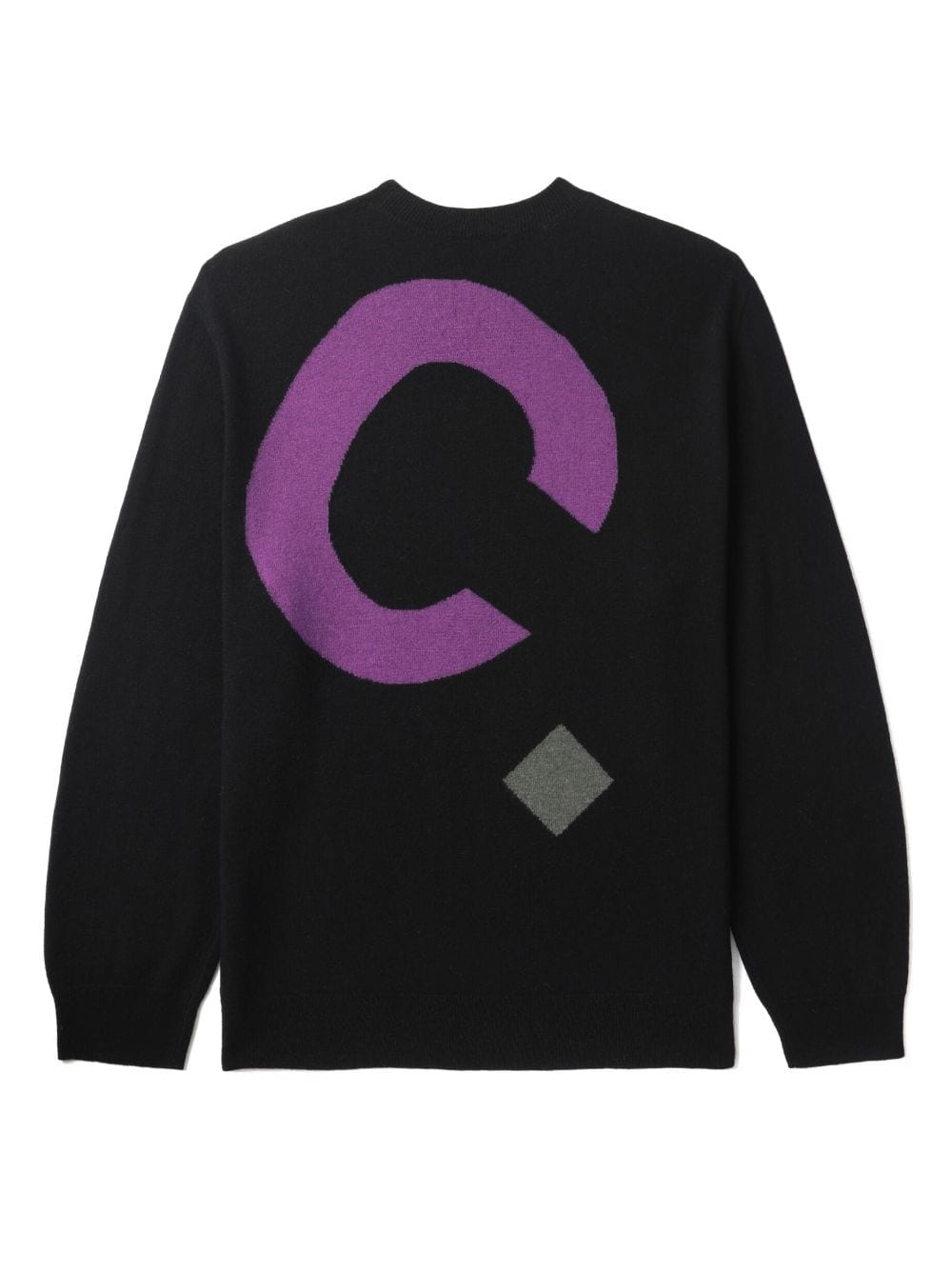 logo-intarsia merino-wool sweater - 6