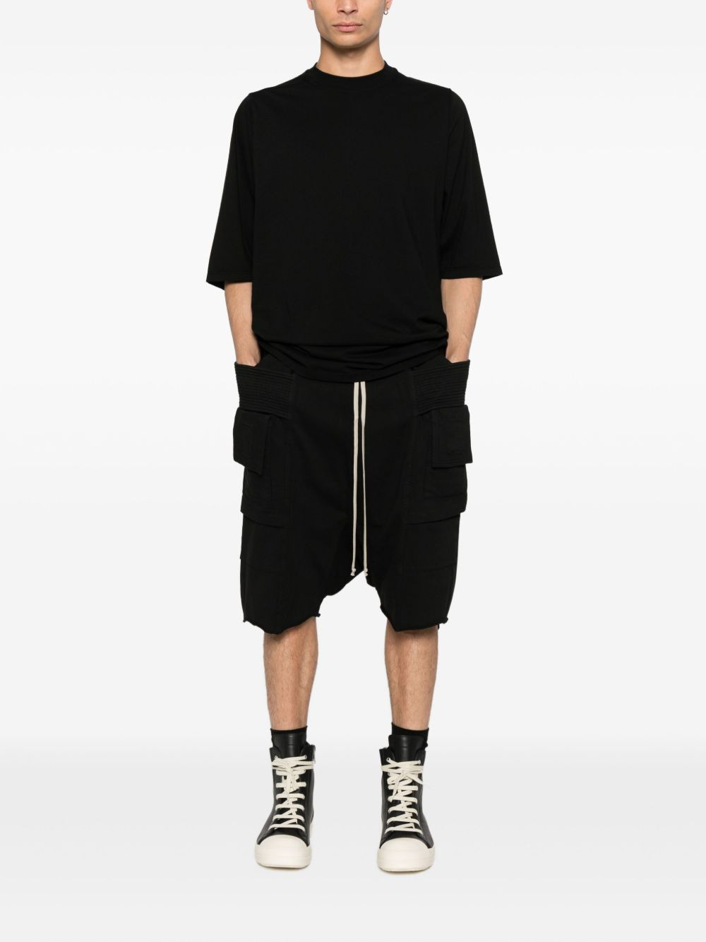 cargo-pockets drawstring shorts - 2