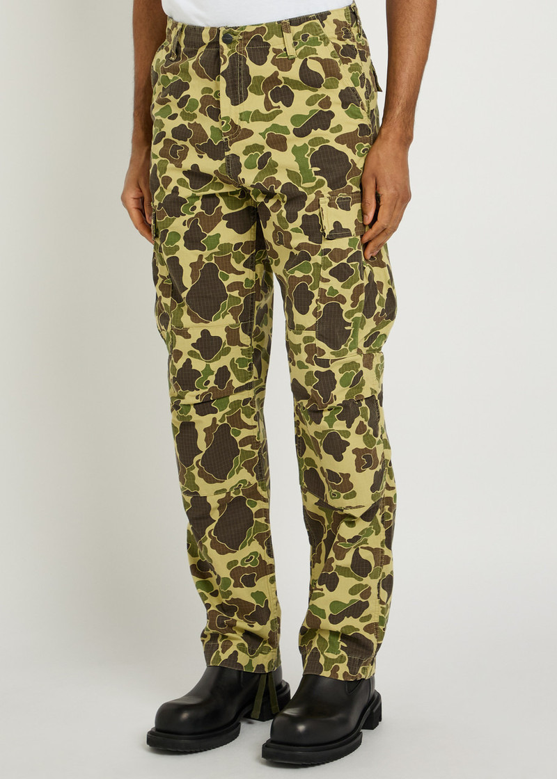 Carhartt WIP Carhartt Wip Duck Camouflage Straight-leg Cargo Trousers outlook