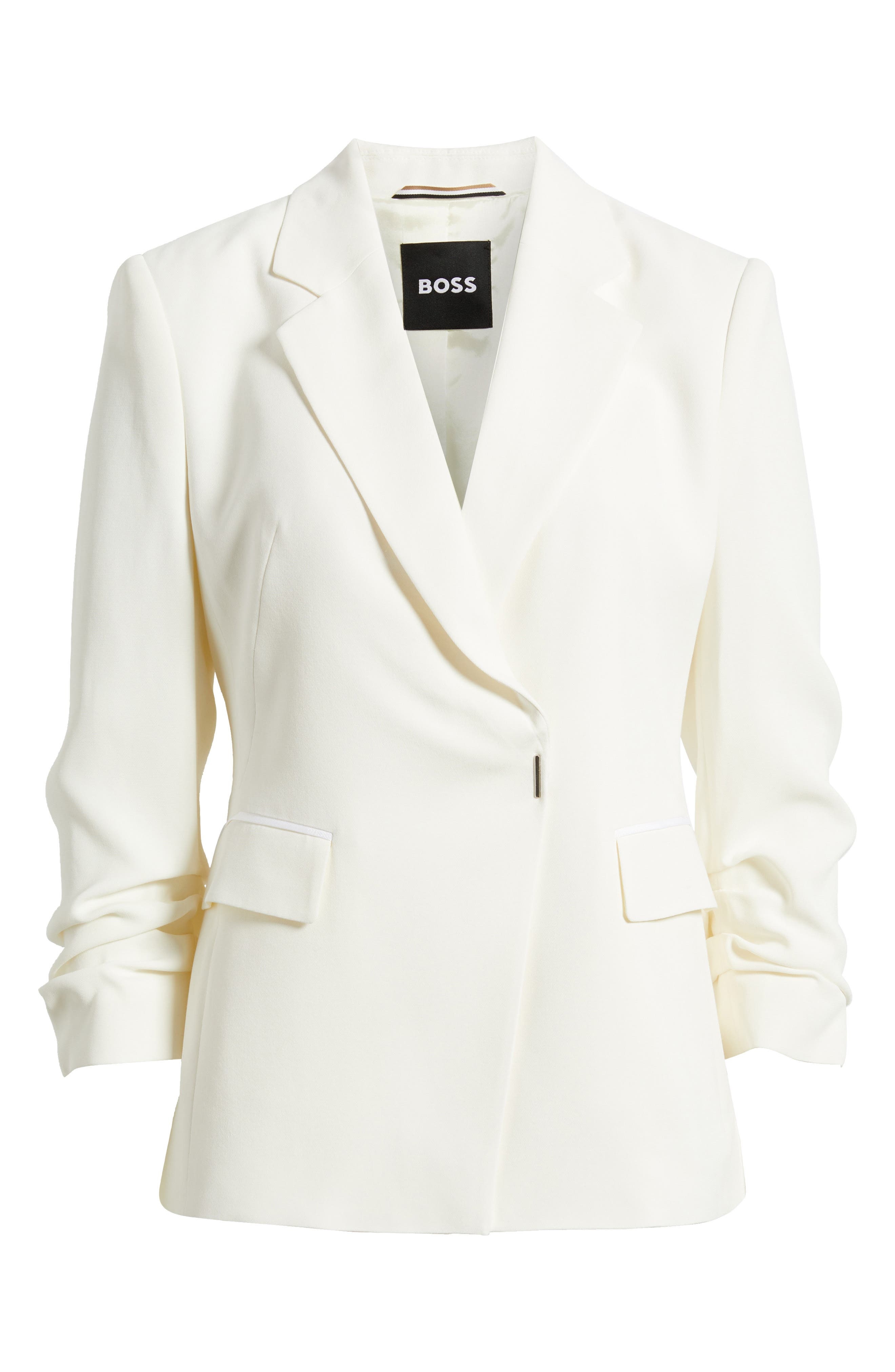 BOSS Jia Jacket in Soft Cream at Nordstrom - 6