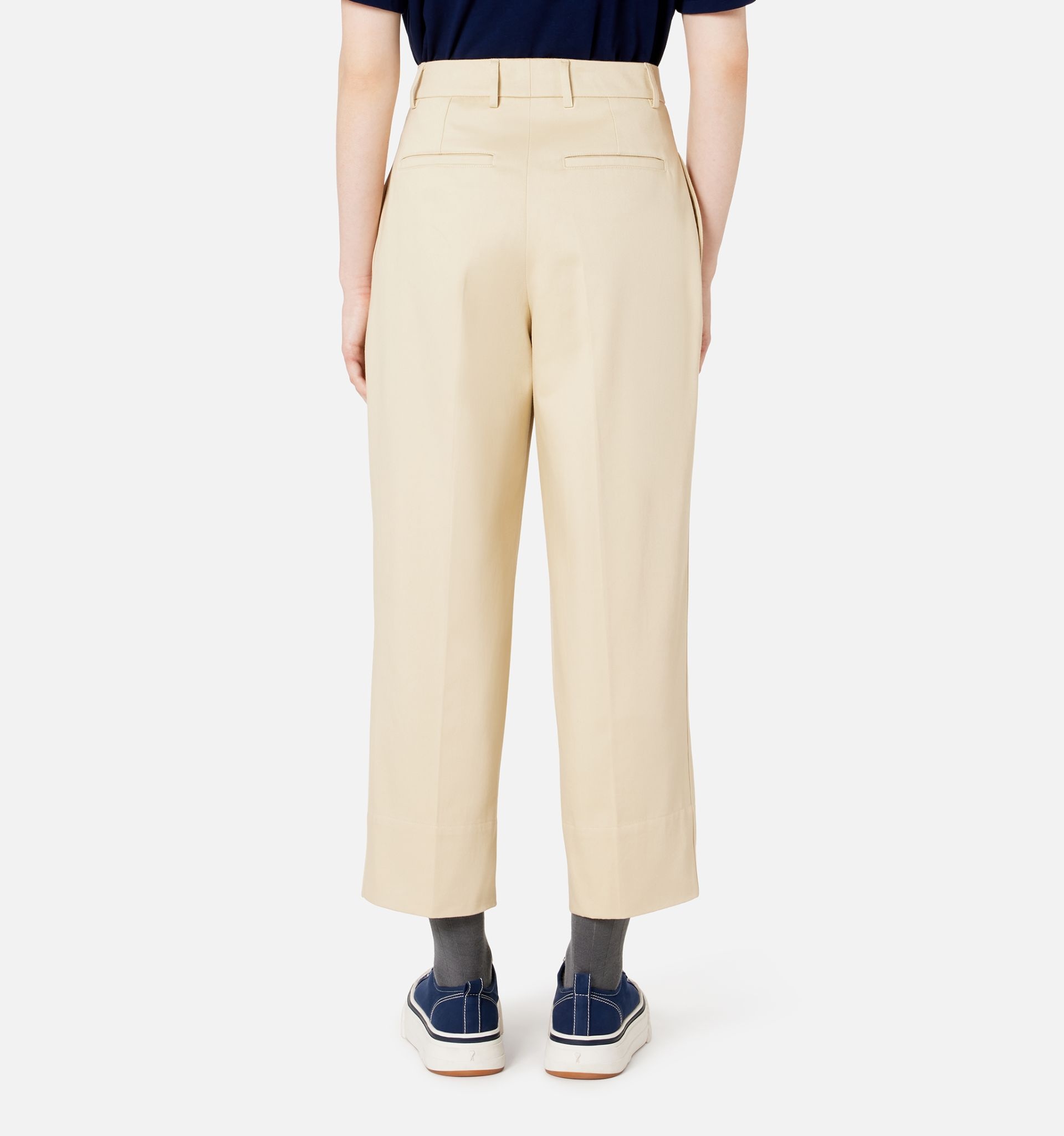 Wide Carrot Fit Trousers - 6