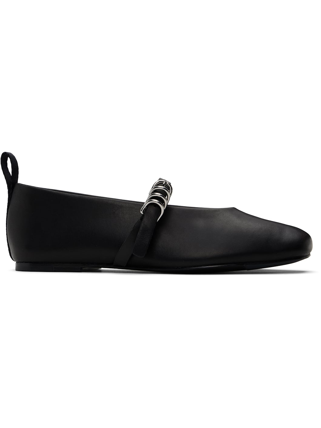 Black Spire Mary Jane Ballerina Flats - 1