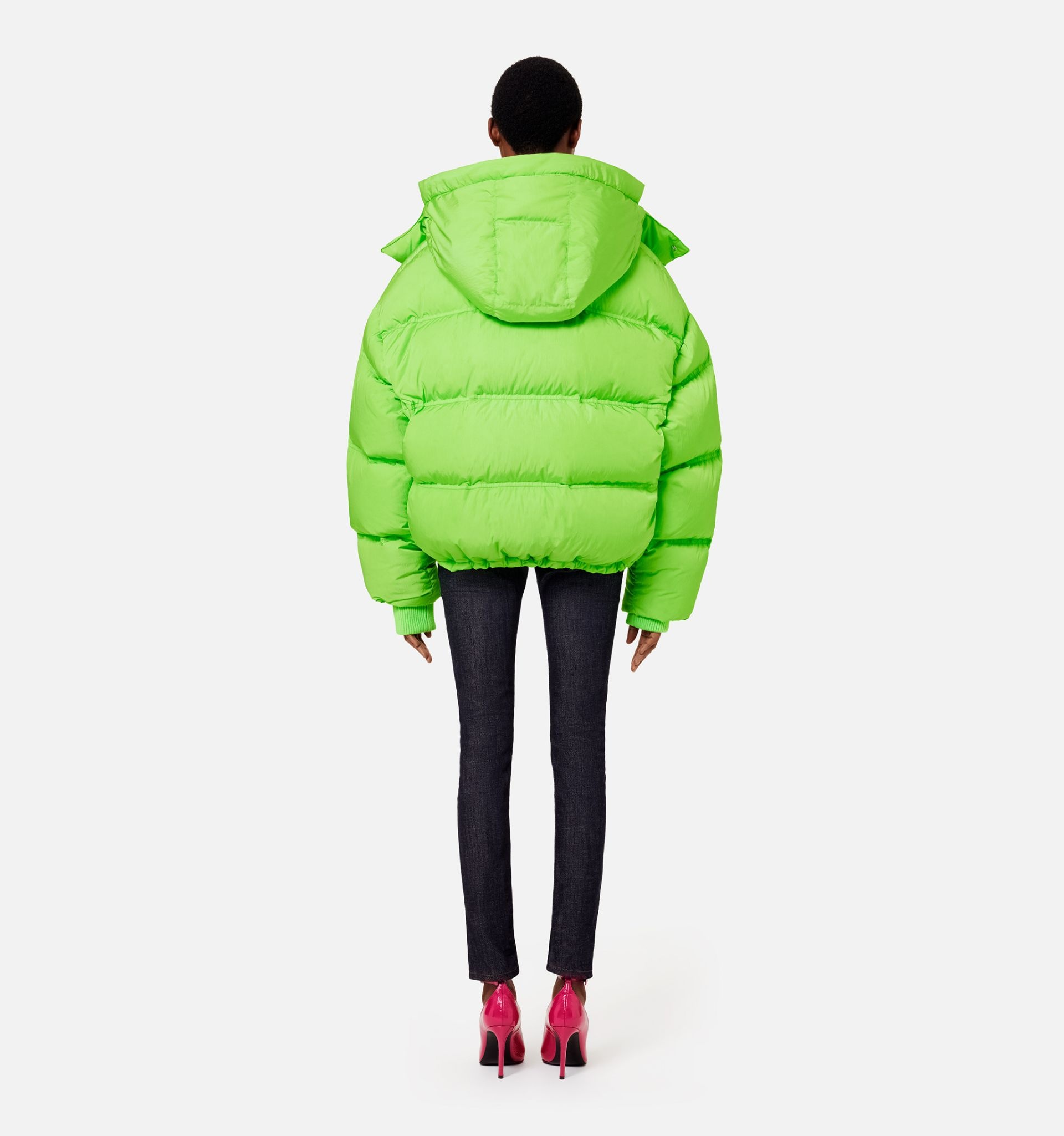 Down Jacket With Ami De Cœur Patch - 6