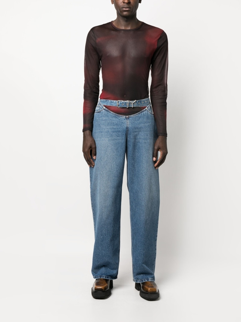 Y/Project low-rise loose-fit jeans outlook