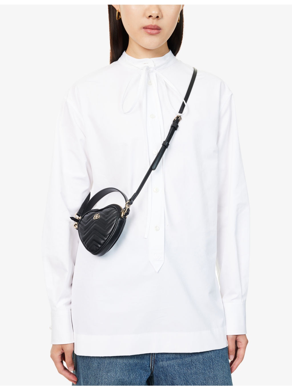 GG Marmont Mini Top Handle Bag - 2
