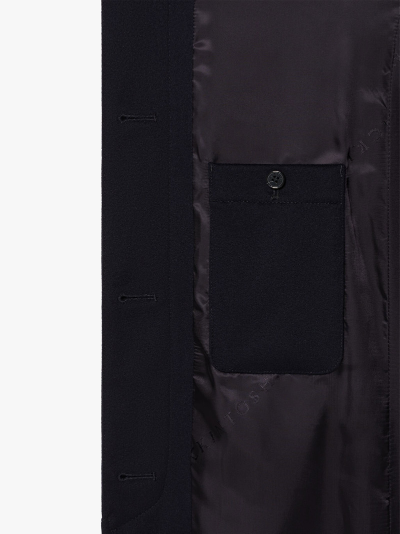 JEAN NAVY STORM SYSTEM WOOL COAT 6