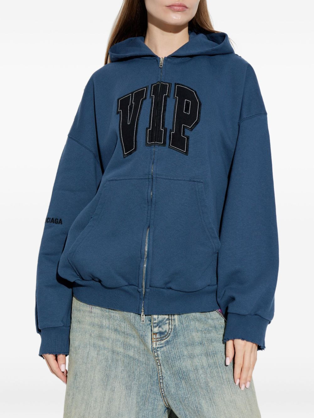 zip-up hoodie - 3