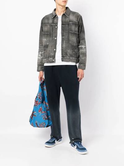 NEIGHBORHOOD distressed denim jacket outlook