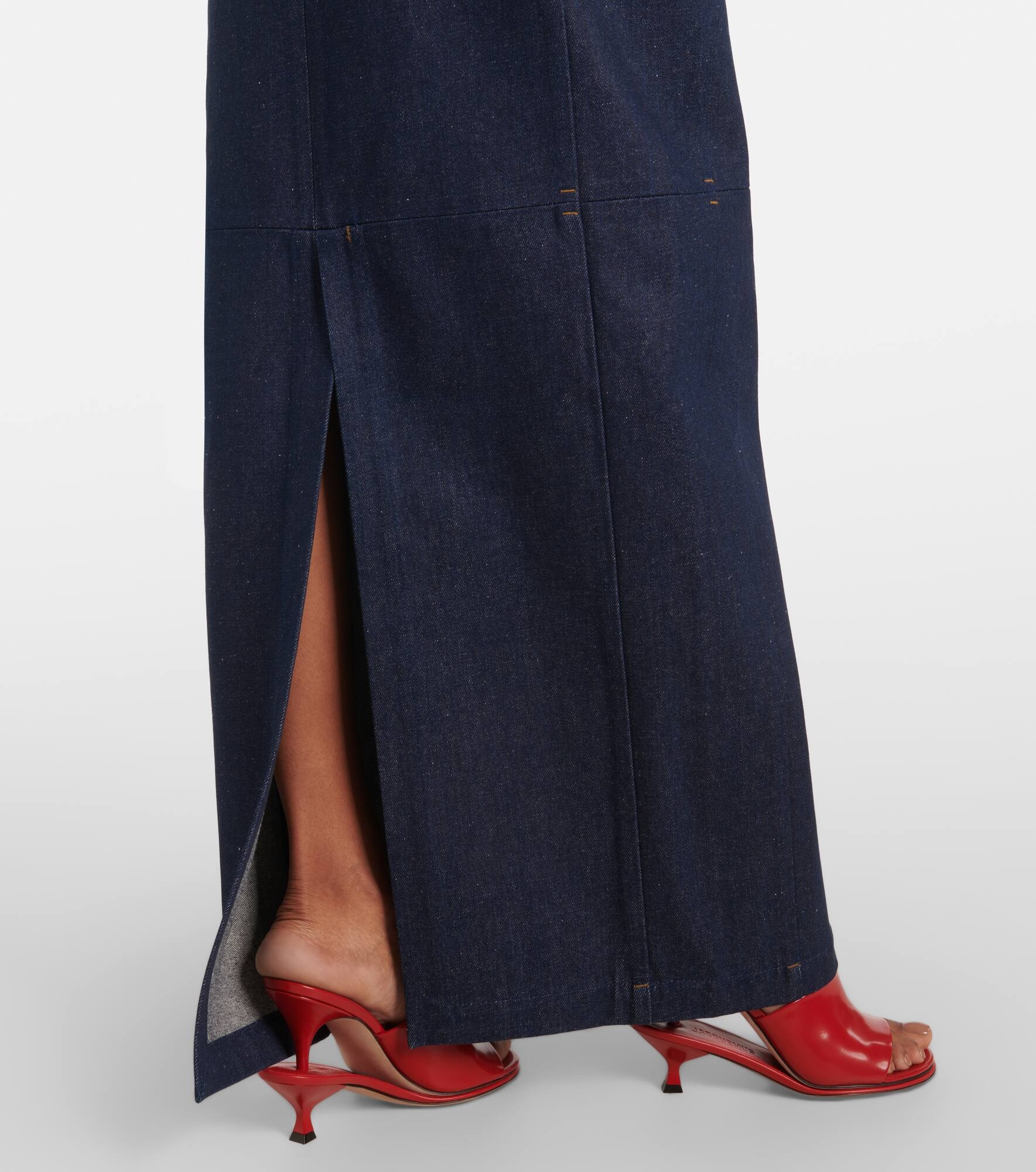 La Robe De-Nîmes Spoglio denim bustier dress - 5