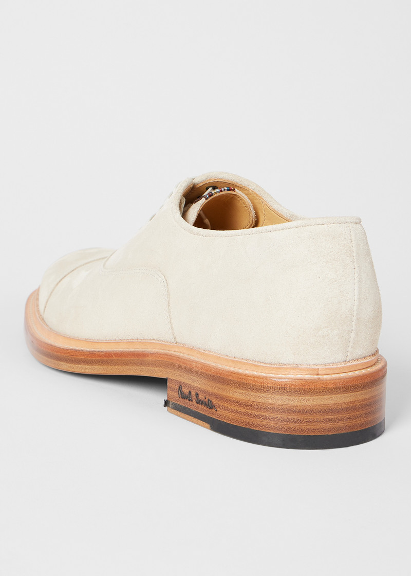 Ecru Suede 'Balthazar' Shoes 5