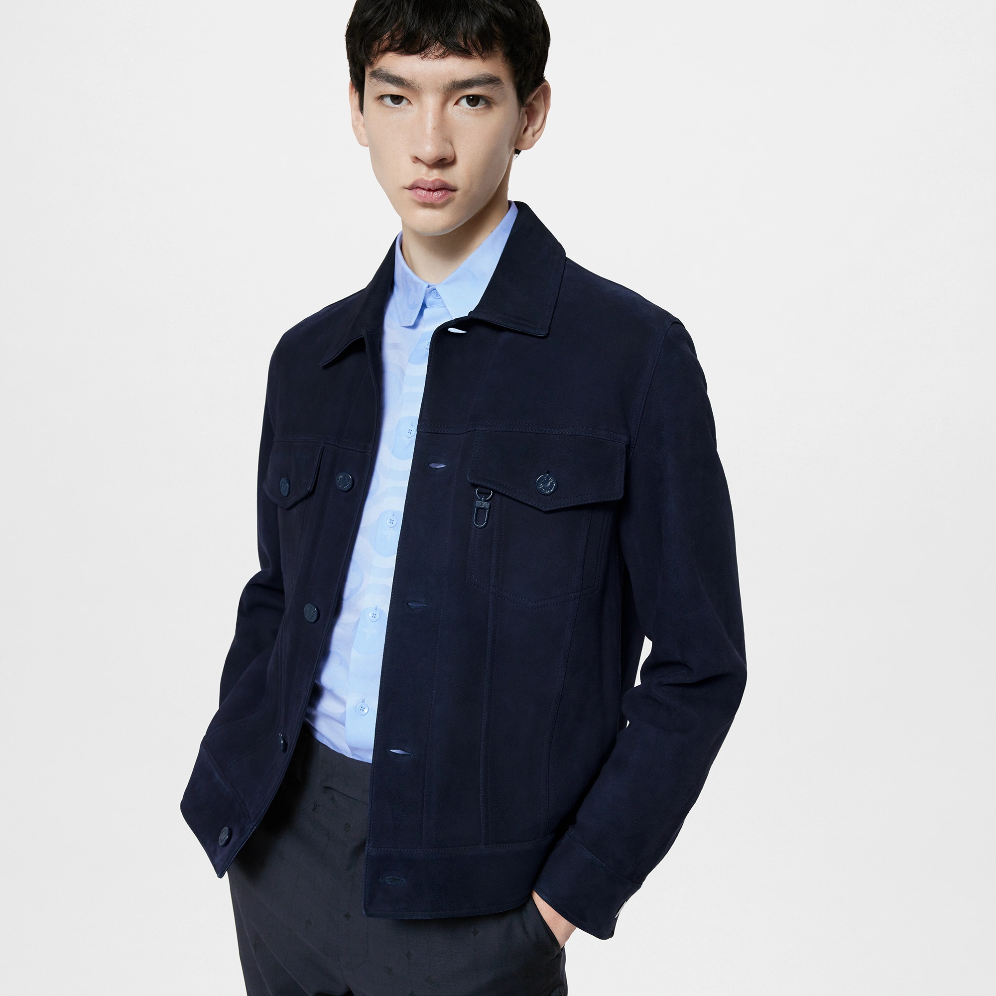 Suede Denim Jacket - 5