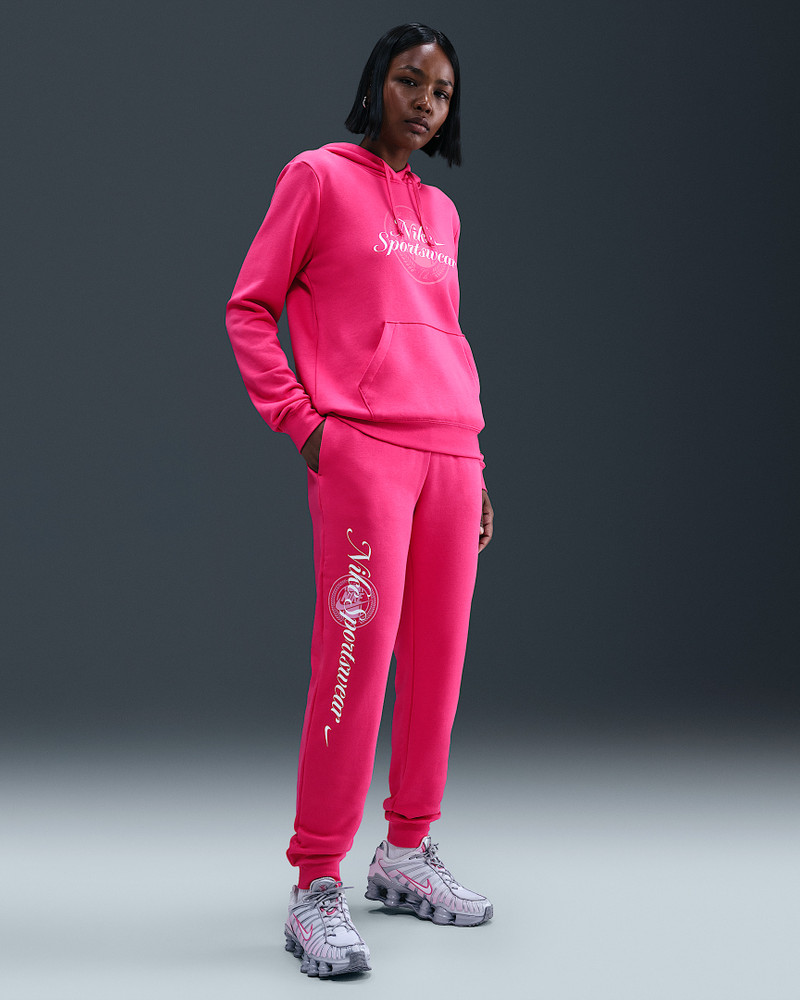 Nike Sportswear Club Fleece Women's Mid-Rise Graphic Pants 1