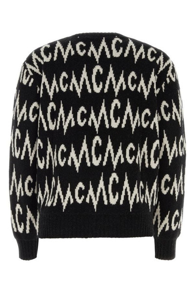 MCM Embroidered cashmere blend sweater outlook
