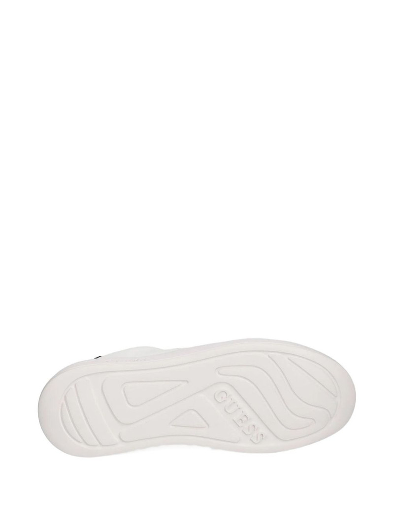 Elbina leather sequin-heel sneakers 4