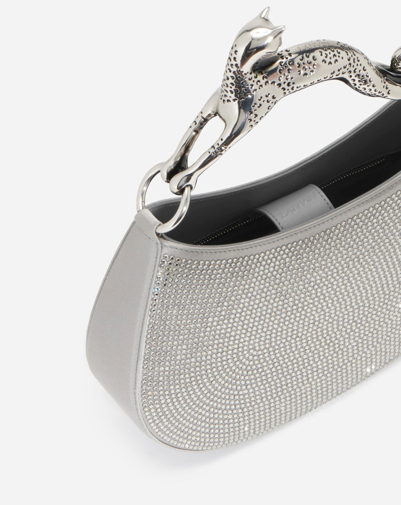 RHINESTONE HOBO CAT BAG MM 3