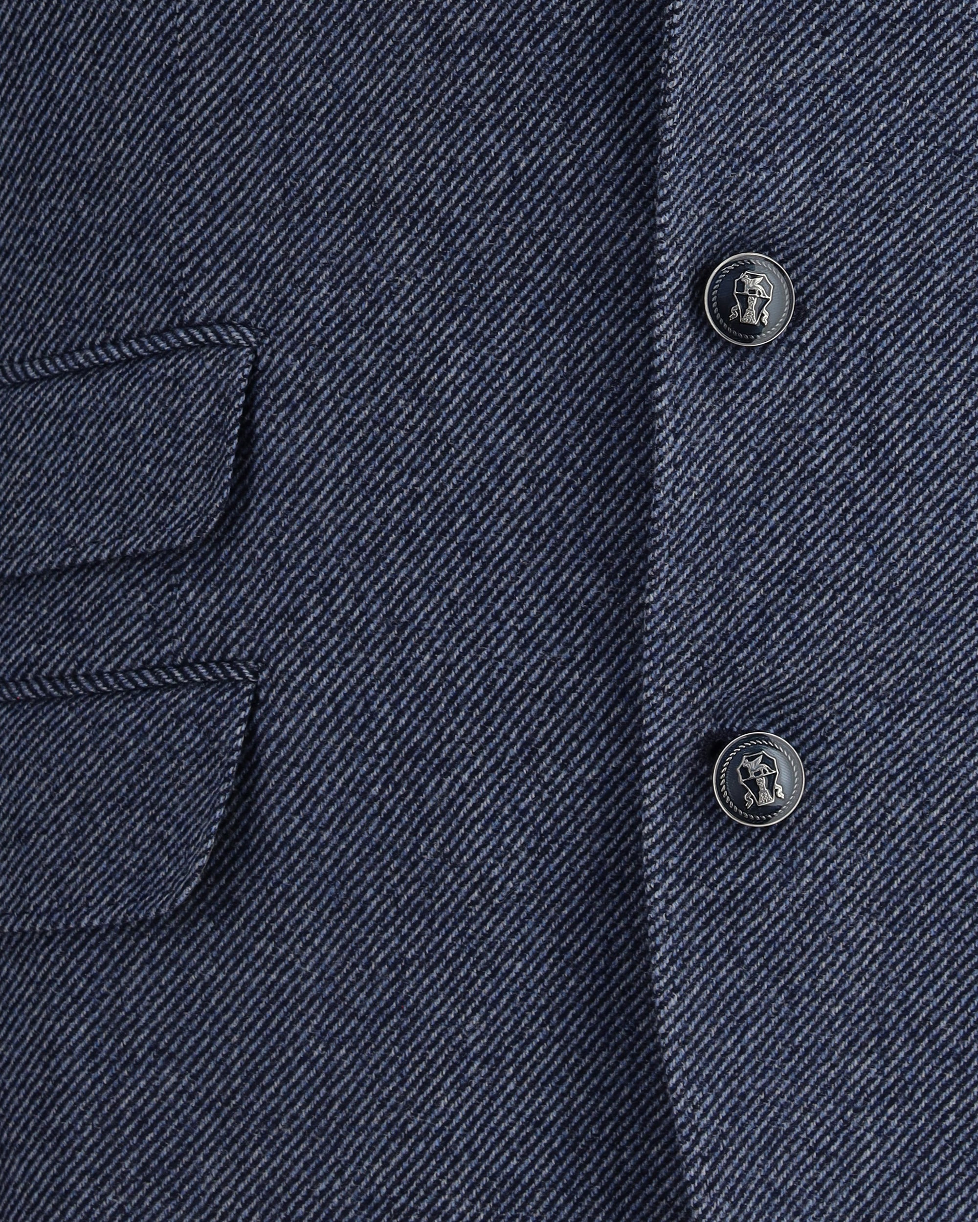 Wool Blazer Jacket - 3
