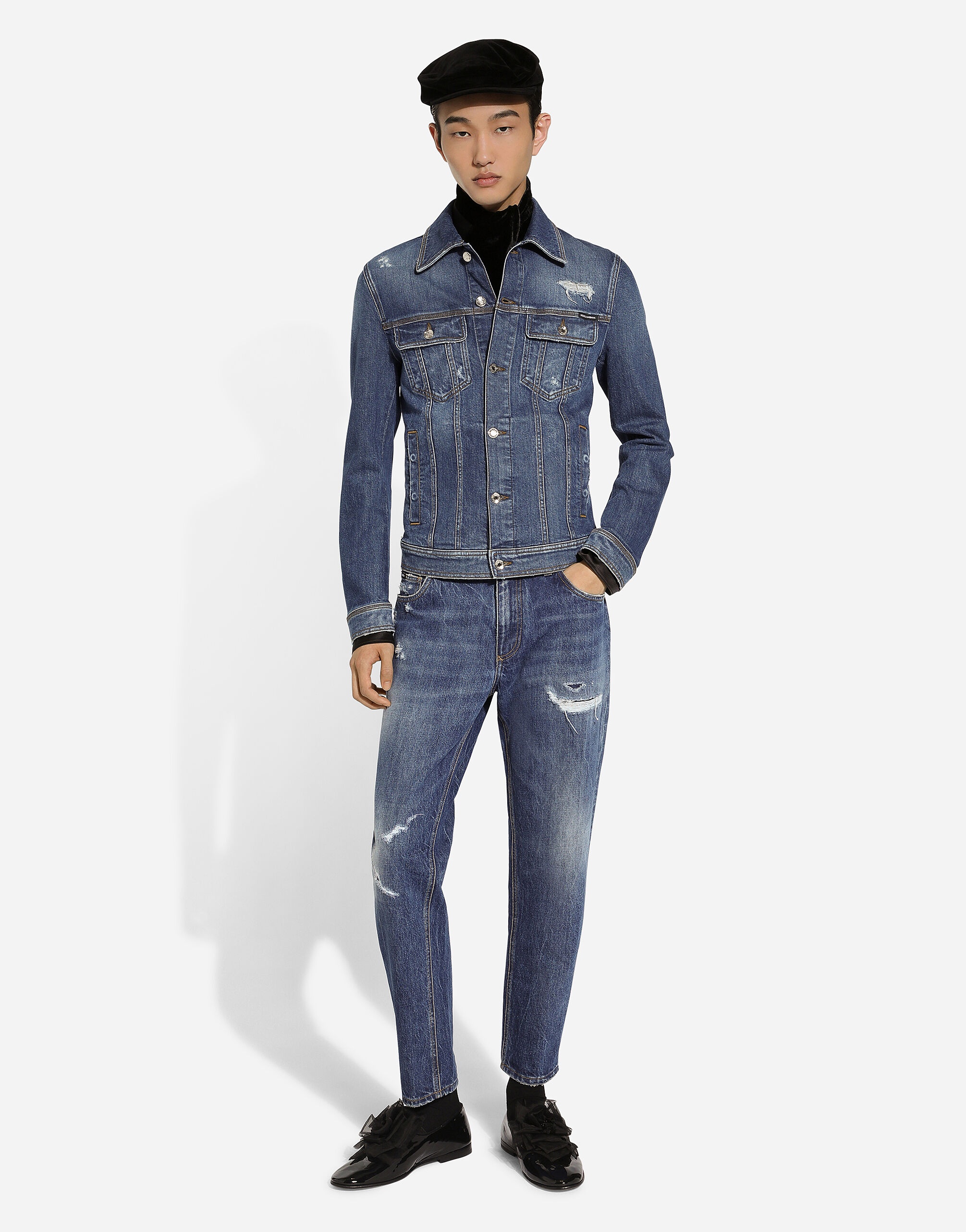 Stretch denim jacket - 2