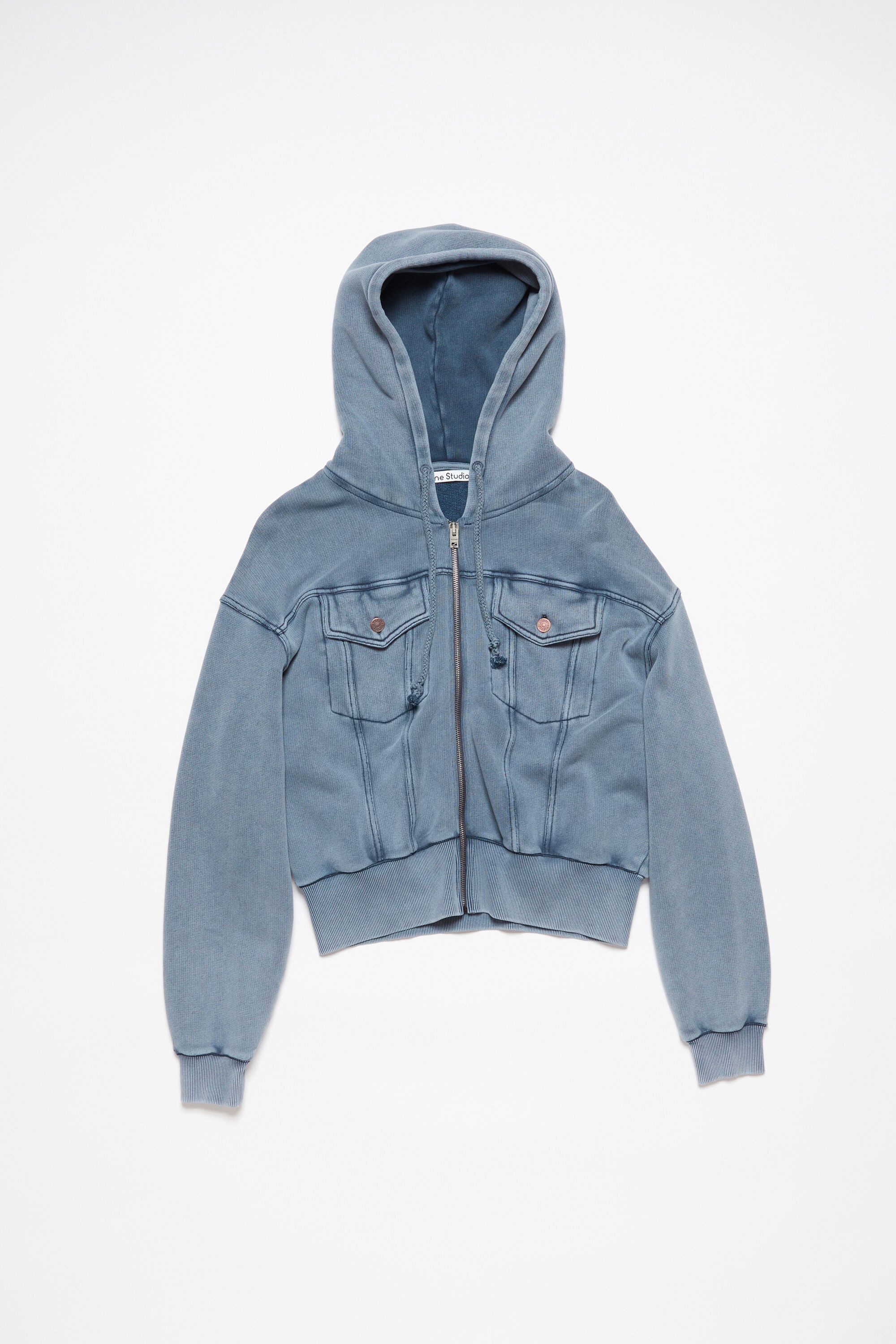 Hooded jacket - Ocean blue - 1