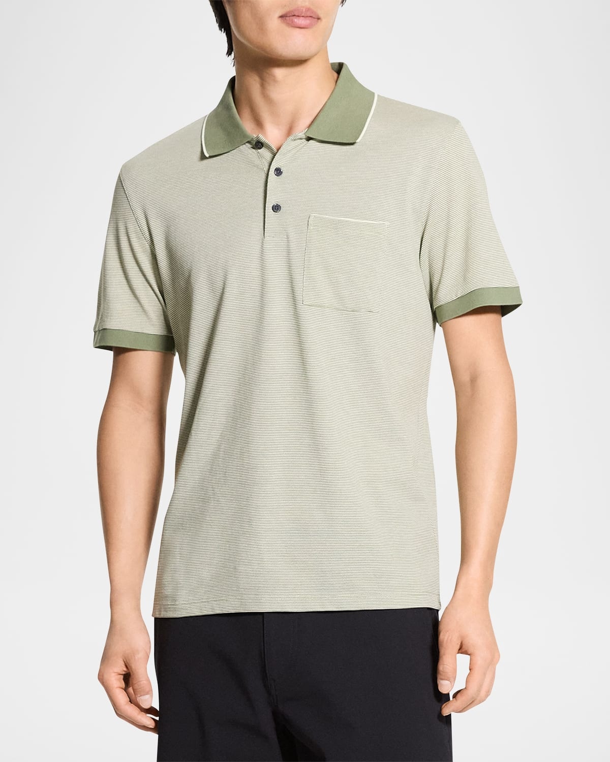 Men's Birdseye Pique Pocket Polo Shirt - 4