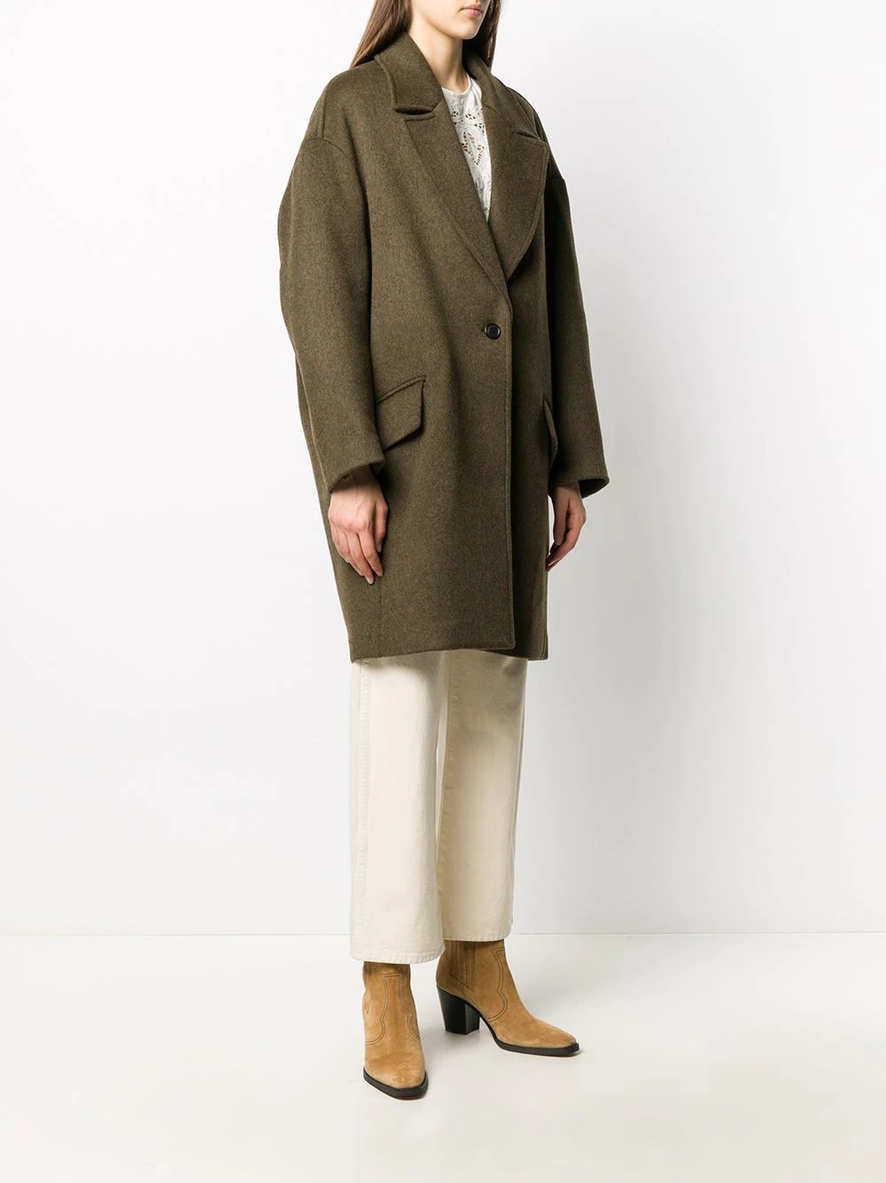 single-breasted sack coat - 3