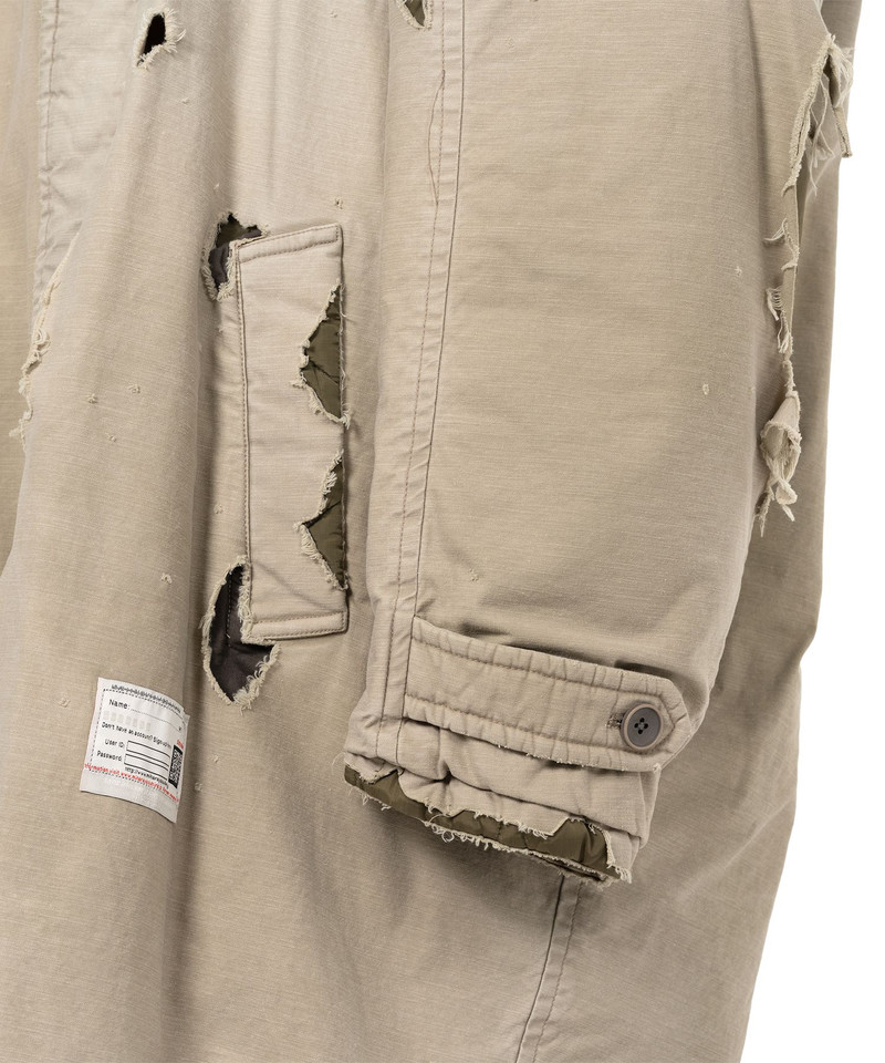 Distressed Balmacaan Coat 17