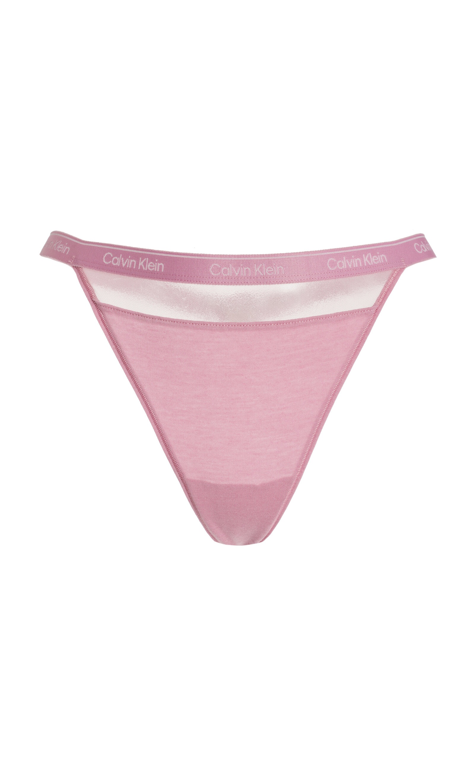 Nensi Dojaka for Calvin Klein Modal-Cashmere Thong pink - 1