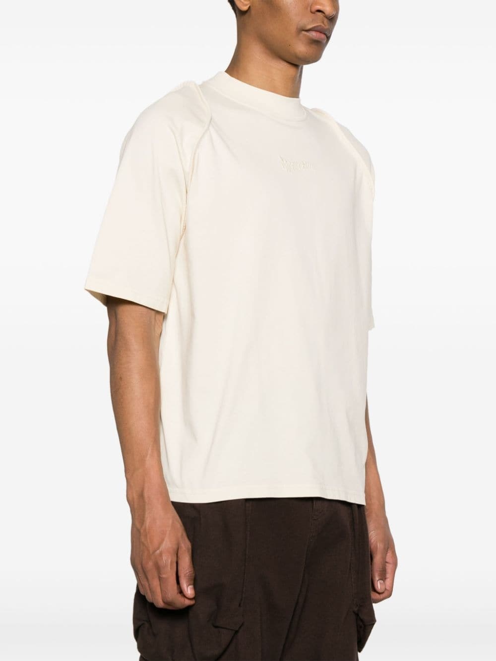 Camargue logo-embroidered T-shirt - 3