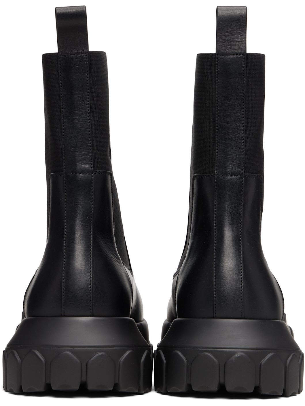 Black Concordians Beatle Bozo Tractor Chelsea Boots - 2