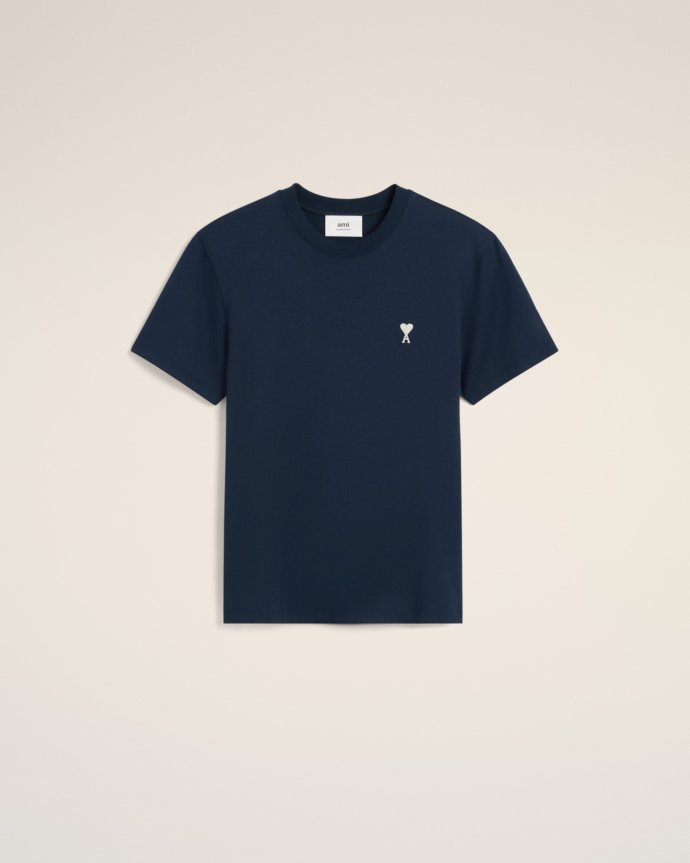 NAVY COTTON AMI DE COEUR T-SHIRT - 2