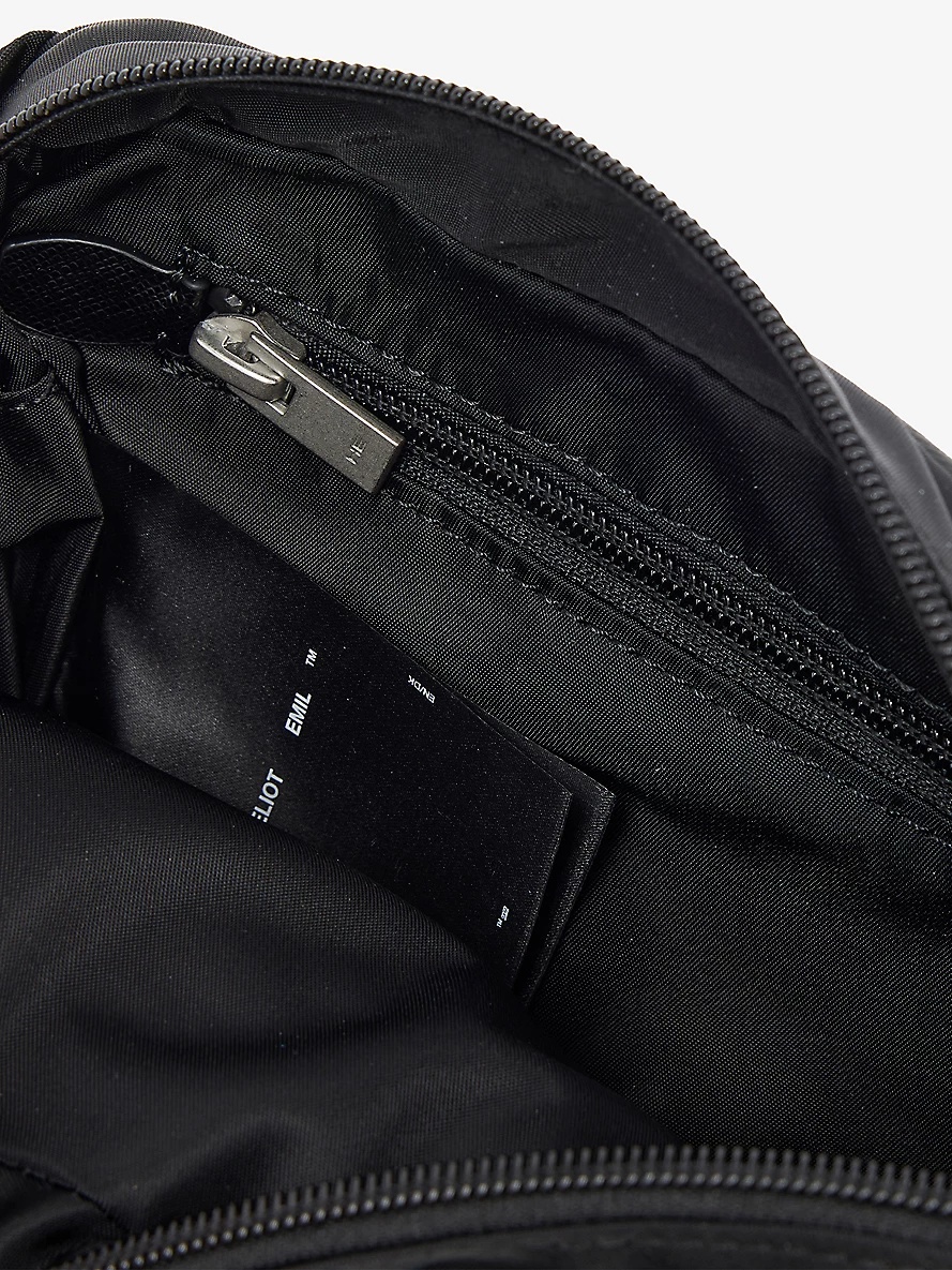 Asymmetric Woven Cross-Body Bag - 5