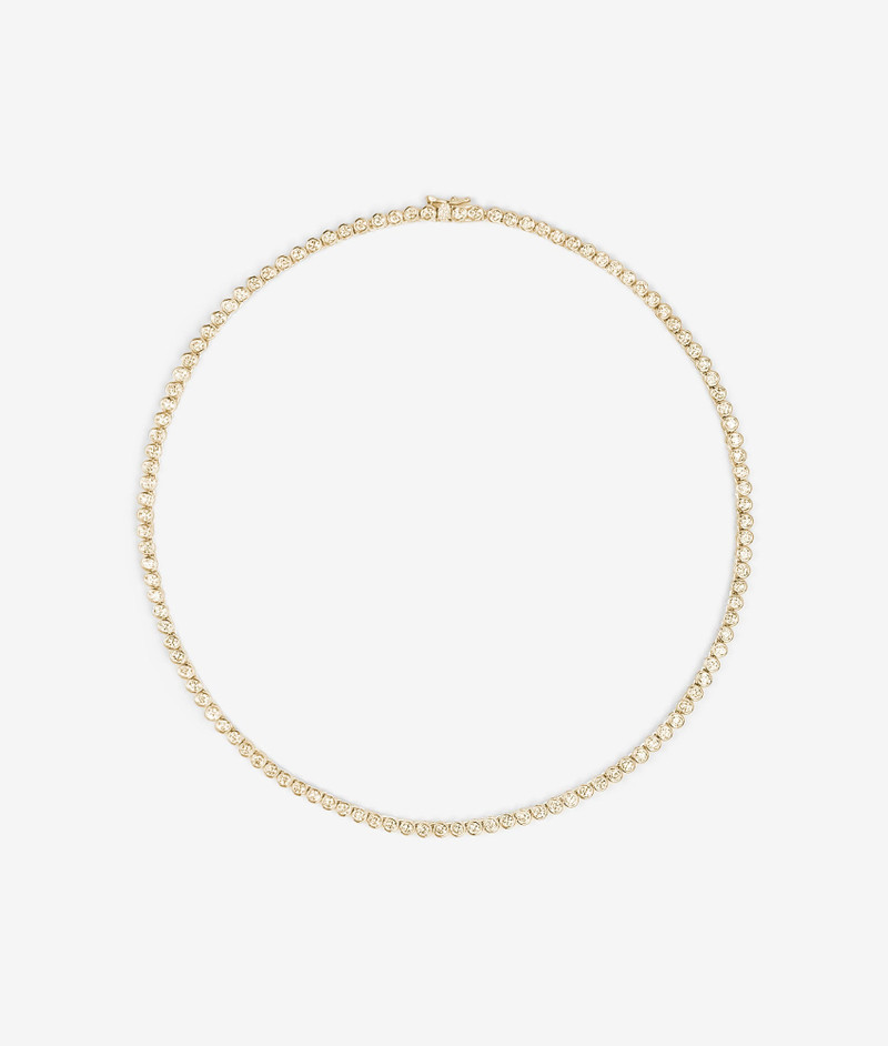 SHASHI Bezel Tennis Necklace 1