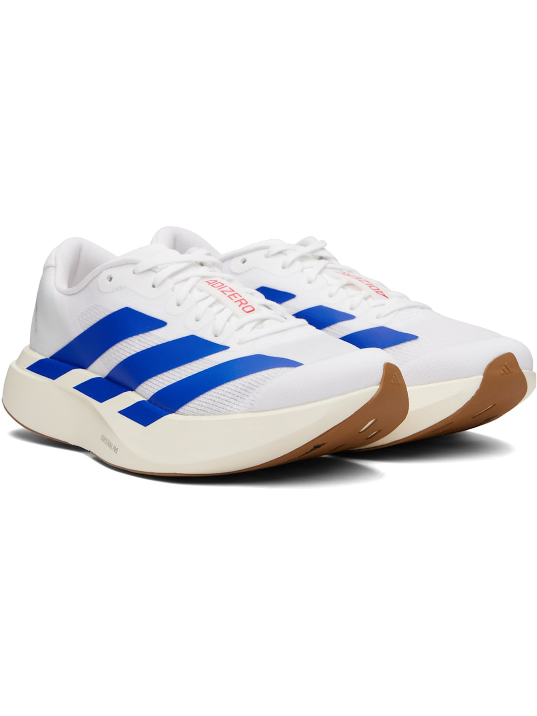 White Adizero EVO SL Sneakers - 4